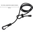 thumbnail image 2 of Kayak Paddle Leash 2 Pcs Safety Rod Adjustable Canoe Paddle Fishing Rod Survival Paracord Bungee Cord Safety Lanyard Strap With Snap Hook for Kayaking, 2 of 4