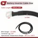 thumbnail image 3 of Unique Bargains 1 Pc Cable Inversor de Batería Cable de Batería 3/8" Lug 1/0 AWG Gauge 8FT Negro Cobre Estañado, 3 of 7