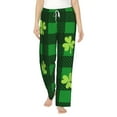 thumbnail image 2 of Lsque Happy St. Patrick's Day5 Print Women's Pajama Pants, Lounge Pant - Comfortable Home Wear,Elastic Waistband, Stylish Design-Medium, 2 of 9