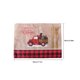 thumbnail image 4 of Manteles individuales de Navidad Camión de Navidad Perro Árbol de Navidad Posavasos para bebidas Comedor Muebles Vajilla Mantel de protección Kits de decoración para fiestas Perro camionero Yuarrent HA069981-02B, 4 of 6