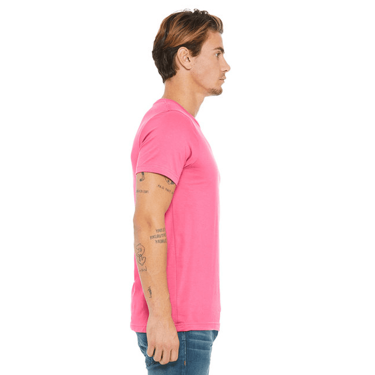 Bella + Canvas Jersey Cotton T-Shirt, Men's Short Sleeve Shirt for