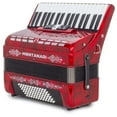 thumbnail image 2 of Montanari Piano Accordion 34 Keys 72 Bass 5 Switches, Red, 2 of 4