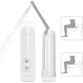 thumbnail image 1 of Bidé de viaje, rociador de bidé eléctrico a prueba de agua con película de descompresión automática y boquilla de ajuste de 180 grados para lavado de bebés, cuidado personal, discapacidad, viajes (14, 1 of 5