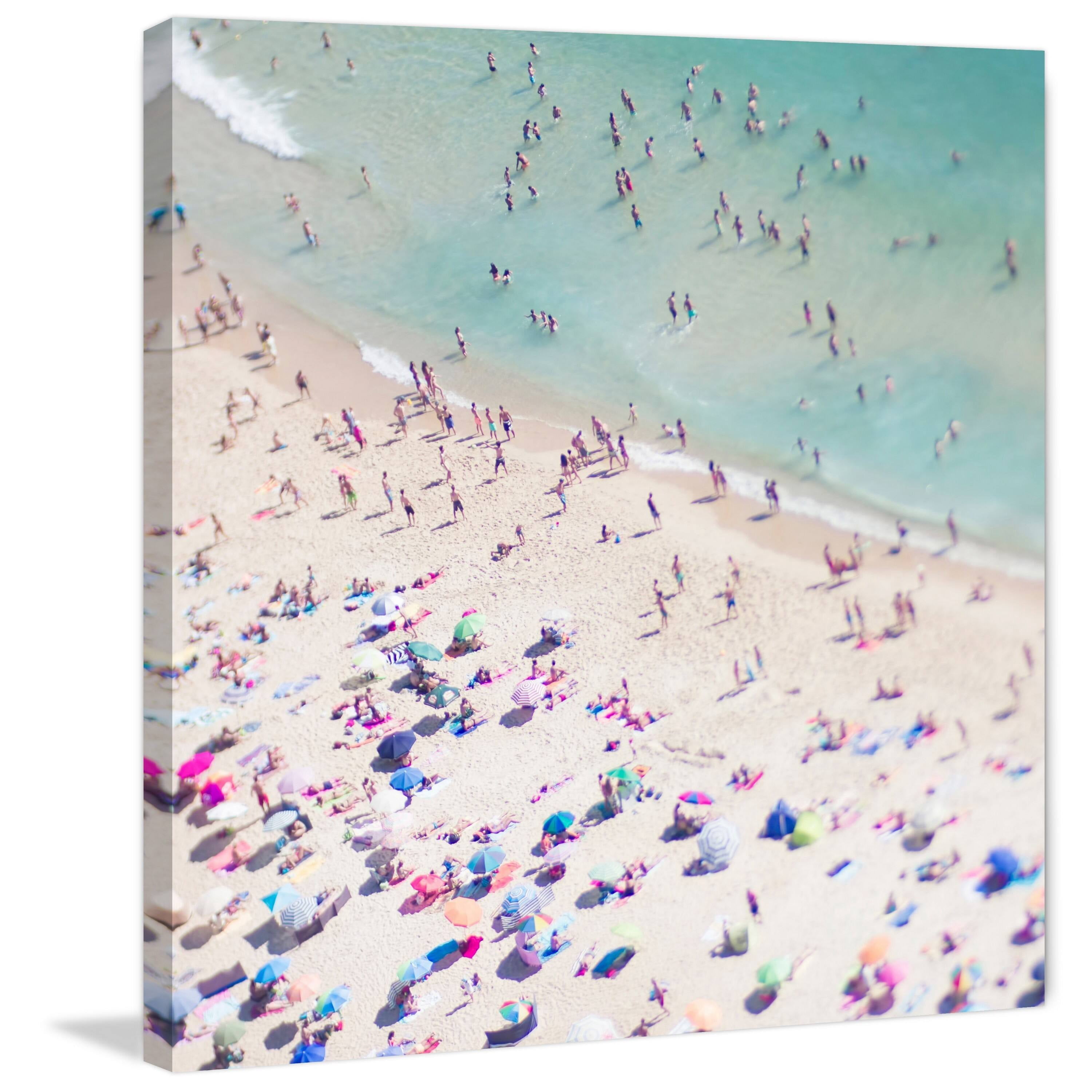 "Beach Love II" Painting Print on Wrapped Canvas
