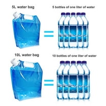 Visland 5L/10L Outdoor Camping Hiking Folding Water Bag Hydration Pack Storage Container