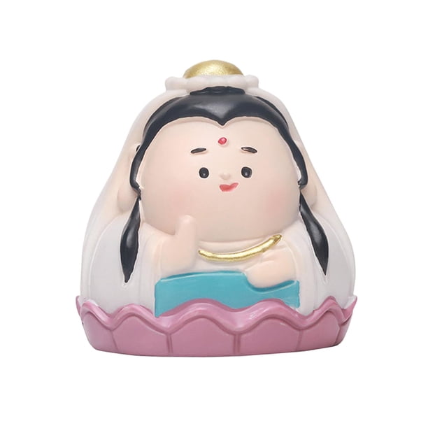 Figura de Dios de la Suerte, Escultura de Mesa, Miniatura para Manualidades, Figura en Miniatura para Estantería Estilo B