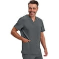 thumbnail image 6 of Infinity Cherokee V- Neck Men's Scrub Top with Rib Knit Back Panels with 3 Pockets and 360 Stretch - CK900A, 6 of 8