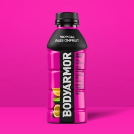 BODYARMOR Tropical Passionfruit Sports Drink, 16 fl oz Bottles, 12 Pack