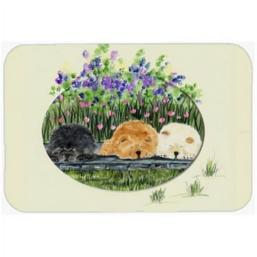 Carolines Treasures SS8050LCB Chow Chow Glass Cutting Board Large, 12H x 16W, multicolor