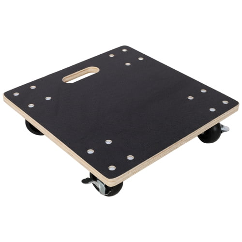 2 Pack 15 Inch Wooden Furniture Mover Dolly With 4 Pp Wheels 2 Locking Brakes Supports 1320 Lbs For Piano Fridge Couch