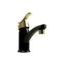 thumbnail image 2 of Dura Faucet Robinet DF-PL200-MRG Utilisé pour Lavabo de Véhicule Récréatif; Centreset; Poignée à Levier Unique; Noir Mat/or Rose, 2 of 4