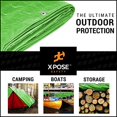 thumbnail image 3 of Lightweight Green Poly Tarp - 15' x 20' - Multipurpose Protective Cover, Drop Cloth - Durable, Waterproof, Weather Proof - 5 Mil Thick Polyethylene - by Xpose Safety, 3 of 4