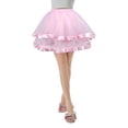thumbnail image 2 of XEGLSBU Tutu Skirt for Women Adults Carnival Colors Women Christmas Dance Party Tulle Skirt Holiday Party Tutu Ballet Skirts Pink One Size, 2 of 3