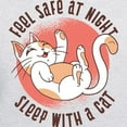 thumbnail image 3 of CafePress - Sleep With A Cat Sweatshirt - Pullover Hoodie, Hooded Sweatshirt, 3 of 4