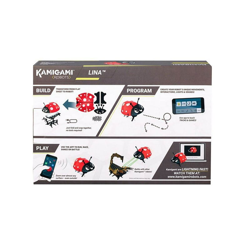 Kamigami Lina Ladybug Build Program Play Engineering STEM Robot