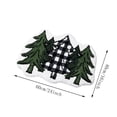 thumbnail image 2 of QISIWOLE Christmas Tree Holiday Floor Mat, Non Slip Absorbent Entryway Rug, 16x24 in Wool-like Fabric Floor Mat, for Christmas Front Door Indoor Decor, 2 of 7