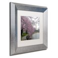 thumbnail image 3 of Trademark Fine Art "Washington Blossoms" Canvas Art by CATeyes, White Matte, Silver Frame, 3 of 4