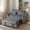 Dark Gray, variant on MAYEERTY 3-in-1 Velvet Convertible Sleeper Sofa Bed with Adjustable Backrest Pull-Out Couch for Living Room Apartment Small Space