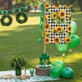 thumbnail image 6 of Farmhouse Sunflower Garden Flags for Outside Vintage Floral Black Buffalo Plaid Double Sided Yard Flags Outdoor House Decoration, Small 12X18 Inch,, 6 of 9