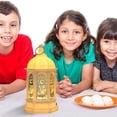 thumbnail image 4 of Ramadan Lantern Decoration Plastic LED Eid Mubarak Lamp Exquisite Battery Powered Ramadan Festival Table Light Home Festival Decoration Gift for Children Home Tabletop Decor, 4 of 8