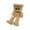 B, variant on VINOIC Wooden Shaking Leg Doll Decorative Desk Toy with Stickers Gift Box Packaging