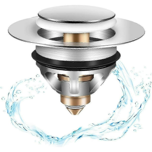 Universal Bathroom Sink Stopper,--lefou Anti-blocked Drain Filter, For Kitchen Sinks Bathroom Sinks Drain Hole, Suitable For Inner Diameter Qhzl A-G