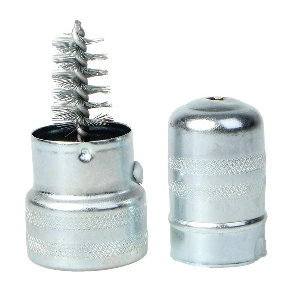 Car Vehicle Silver Battery Post Terminal Cleaner Tool Stainless Steel Brush