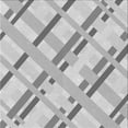 thumbnail image 1 of Ahgly Company Machine Washable Indoor Square Transitional Gunmetal Gray Area Rugs, 7' Square, 1 of 7