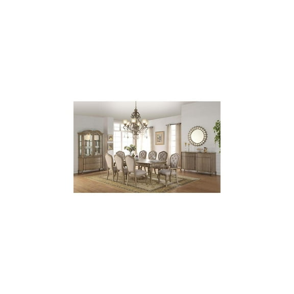 HomeStock Modern Minimalism Dining Table, Antique Taupe
