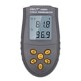 thumbnail image 1 of Amdohai Portable High-precision Digital Thermometer Single Dual Channel Measurement LCD Display Temperature Meter Maximum Minimum Difference, 1 of 8