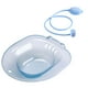 thumbnail image 5 of Asiento de inodoro para baño con asiento para lavabo para mujer, cuenco profundo para baño, resistente a altas temperaturas. azul B, 5 of 9