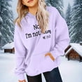 thumbnail image 4 of Girls Hooded Sweatshirts Hoodie With Pockets Casual Oversized Long Sleeve Pullover Tops Winter Preppy Sweatshirts Cute Hoodies For Teen Girls Baggy Sweatshirt With Hood Purple 12-13 Years, 4 of 5