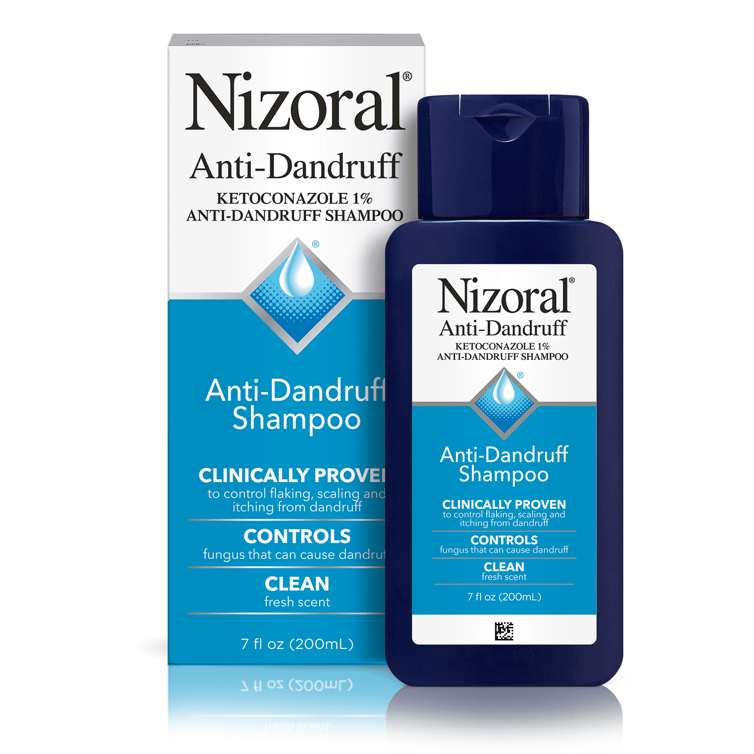 bekvemmelighed Tilgængelig ustabil Nizoral A-D Anti-Dandruff Shampoo, 7 fl oz - Walmart.com
