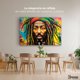 thumbnail image 2 of Cuadro Decorativo Canvas Fusión Urbana Rasta 90x60 Canvas Revolution, 2 of 4