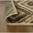 thumbnail image 3 of Superior Southwestern Diamonds Power-Loomed Indoor Area Rug, Taupe, 5' x 8', 3 of 6