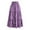 Purple, variant on Women's Floral Tiered Ruffle Maxi Skirts Boho A Line Flared High Waist Vintage Flowy Long Skirt with Drawstring