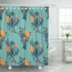 thumbnail image 1 of Cortina de ducha de baño ABPHQTO Diseño de aniversario con flores y borde floral bohemio 165x180 cm, 1 of 2