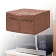 thumbnail image 1 of Funda para microondas TUMALL, resistente al agua, para exteriores, para horno tostador, color café, 1 of 7