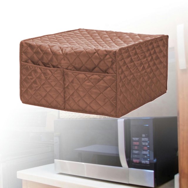 Funda para microondas TUMALL, resistente al agua, para exteriores, para horno tostador, color café