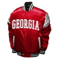 thumbnail image 2 of Men's Franchise Club Red Georgia Bulldogs Power Satin Full-Snap Jacket, 2 of 3