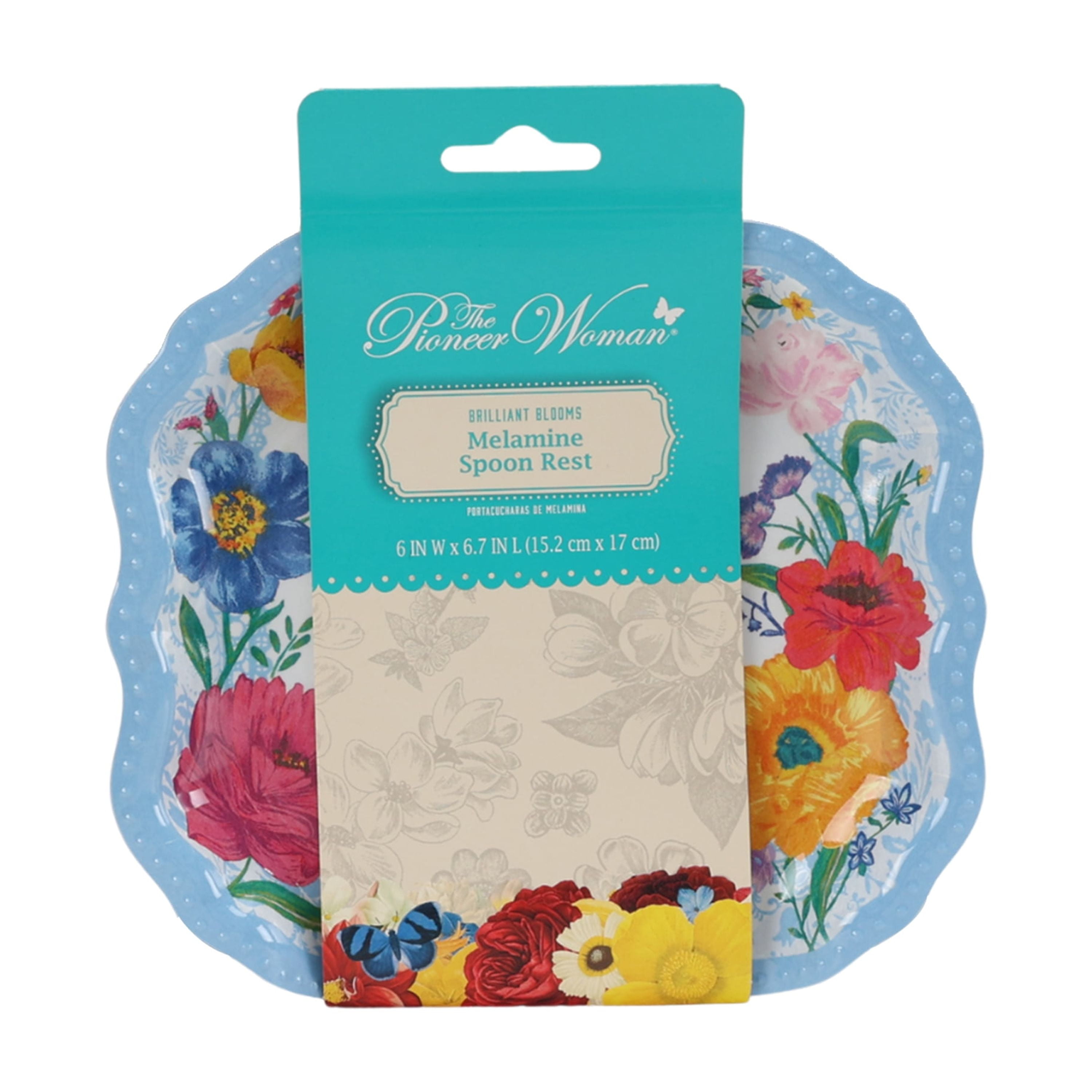 The Pioneer Woman Melamine Spoon Rest, Brilliant Blooms