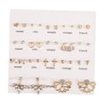 thumbnail image 4 of Pendientes de botón Corazón Hipoalergénicos Elegantes perfecl para Regalos de niñas 06, 4 of 8
