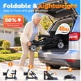 thumbnail image 5 of Havlo 37.5 lbs Lightweight Mobility Scooter for Seniors & Adults, Foldable 4-Wheel Travel Scooter with Removable Lithium Battery, 13-Mile Range, 270W Brushless Motor, for Shopping,Cruises,Black, 5 of 14