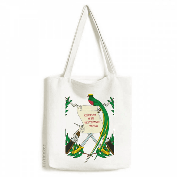 Guatemala National Emblem Country Tote Canvas Bag Shopping Satchel Casual Handbag