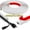 White-2m, variant on 2/3M Trapezoid Slot Floor Cord Cover Cord Protector Extension Wiring Duct Electric Wire Slot Cable Manage Cable Hider Organizer