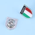 thumbnail image 4 of 2 broches con bandera nacional, de aleación, para solapa, estilo bisutería, para hombre y mujer (bandera de Italia)., 4 of 7