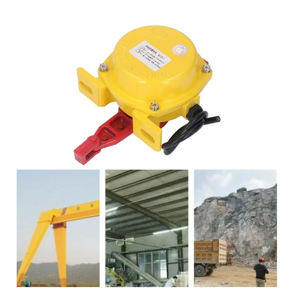 Belt Conveyor Emergency Stop, Sealing Shock Proof 24-380V Light Weight 2 Way Pull Cord Switch for Steel Mill