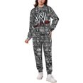 thumbnail image 2 of WWE Boys 2 Piece Tracksuit Athletic Sweatsuits Sets Hooded Sweatshirt And Jogger Sweatpants Clothing Sets for Kids, 2 of 8