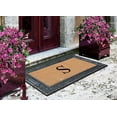 thumbnail image 5 of A1HC Natural Rubber & Coir 24x36 Monogrammed Doormat For Front Door, Anti-Shed Treated Durable Doormat for Outdoor Entrance, Heavy Duty, Low Profile, Easy to Clean, Long Lasting Front Porch Entry Rug, 5 of 7