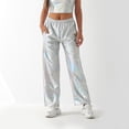 thumbnail image 3 of SWSMCLT Women's Straight Leg Pants Stretch Long Casual Pants Pleated Summer Casual Trendy Winter Trousers Black Grey 14, 3 of 4